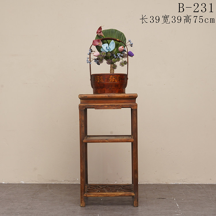清代花几茶几边几角几花架老家具