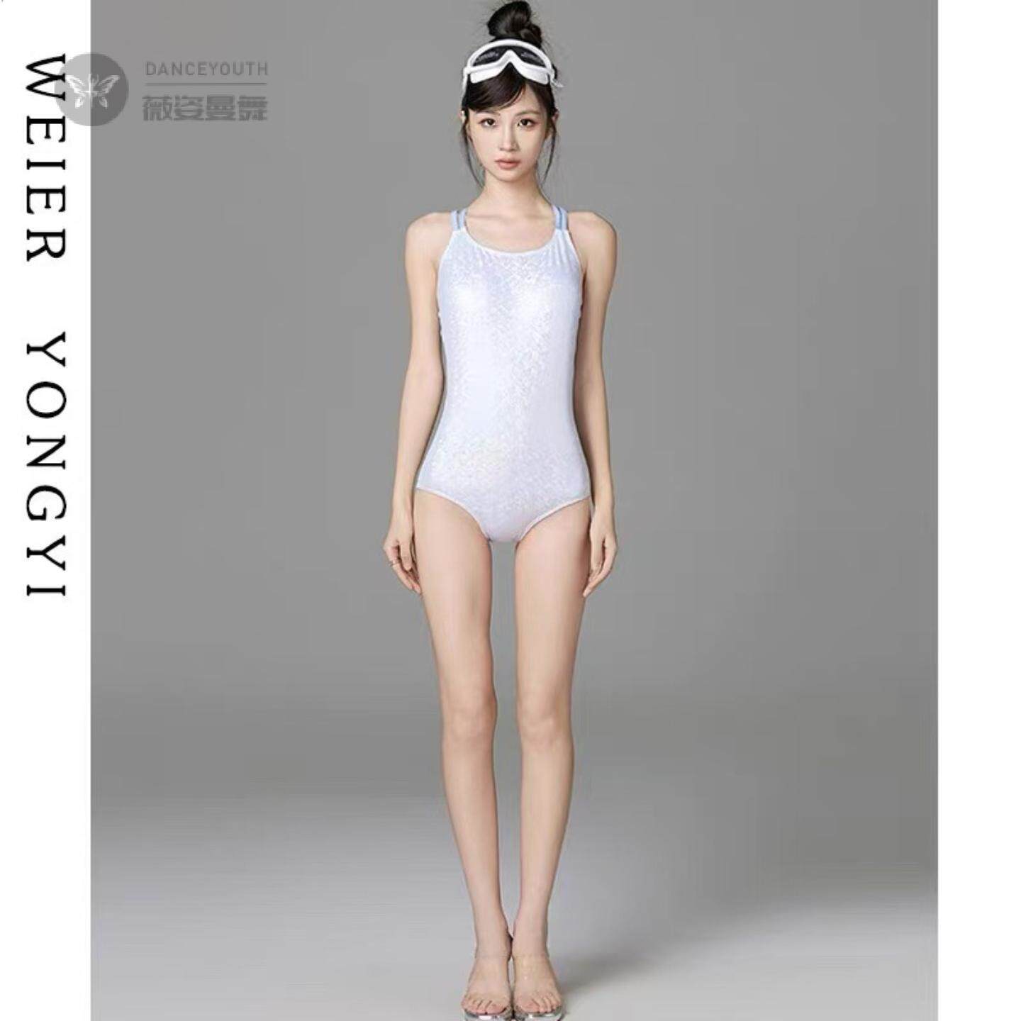 泳衣女款连体女士绝美性感紧身连体游泳馆竞速专业泳衣