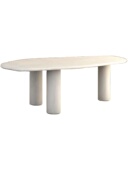 侘寂风不规则书桌小户型异形餐桌民宿风奶油办公桌简约创意电脑u.