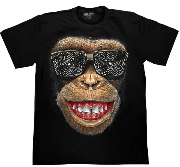 泰国潮牌rock chang夜光t恤 纯棉圆领宽松半袖文化衫 正品