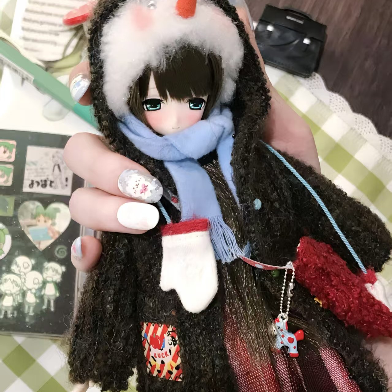 azone手作自制原创娃衣*樱桃雪绒咖啡*