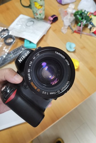 自制 TAMRON-F 腾龙百搭口卡口 转 尼康机身F卡口 无限远合焦