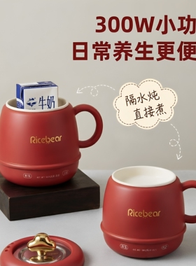 新款小型炖煮养生杯一人用陶瓷