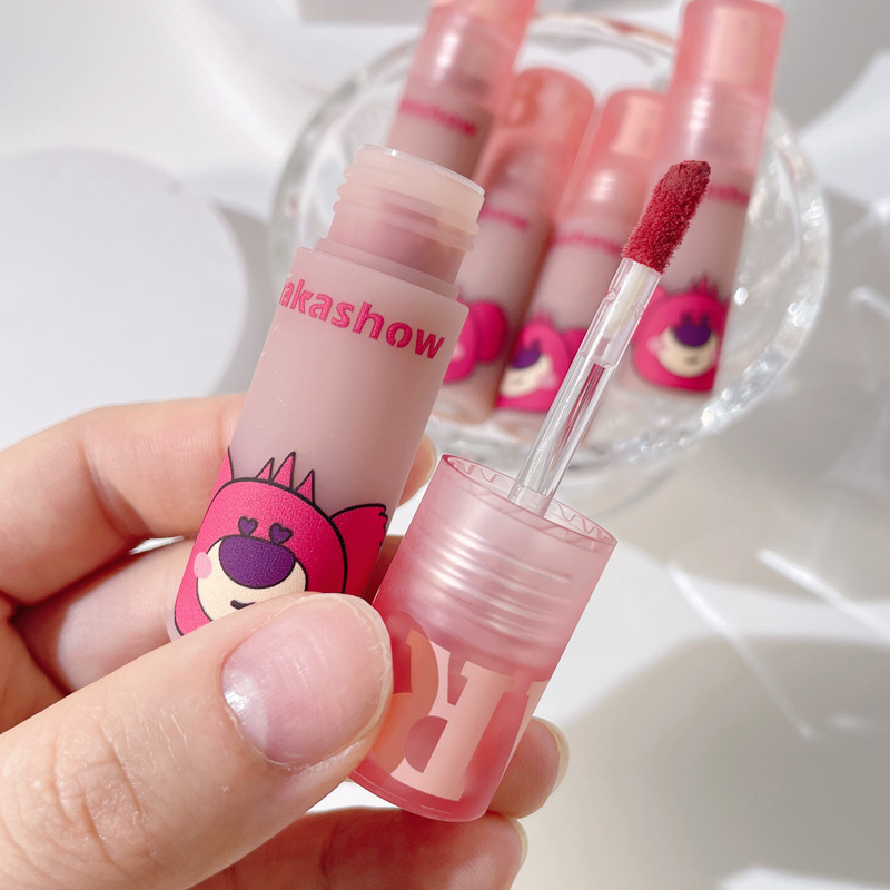 【9.9/3支】心动小熊唇釉丝绒雾面哑光唇泥保湿不沾杯口红显白少,彩妆/香水/美妆工具,唇彩/唇蜜/唇釉/唇泥/唇霜,淘宝优惠券,粉丝福利购,淘宝优惠卷