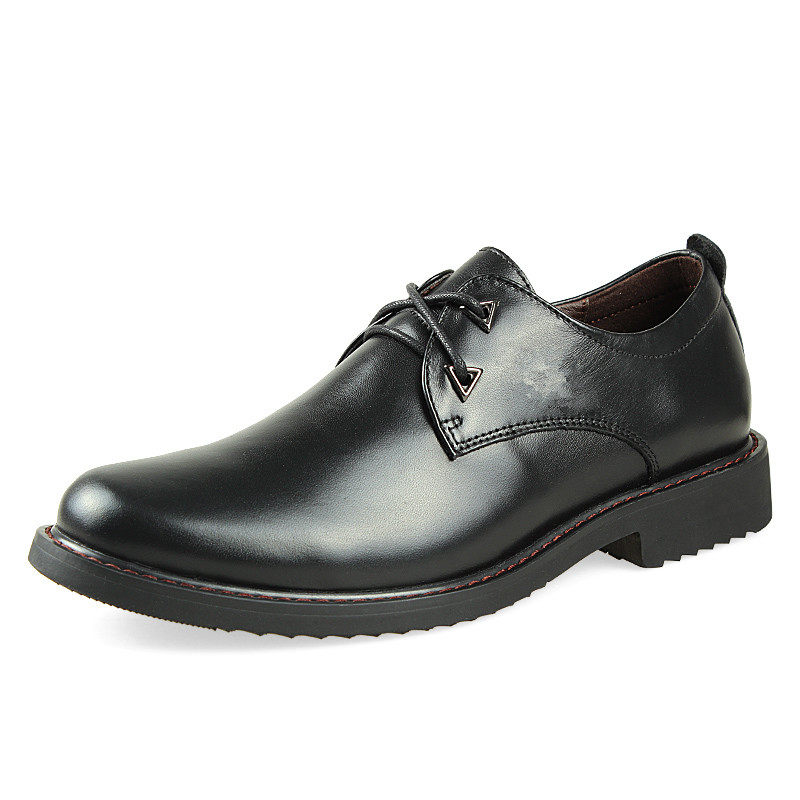 18春季新款劲霸商务休闲皮鞋正装真皮男鞋品牌正品鞋中年爸爸皮鞋
