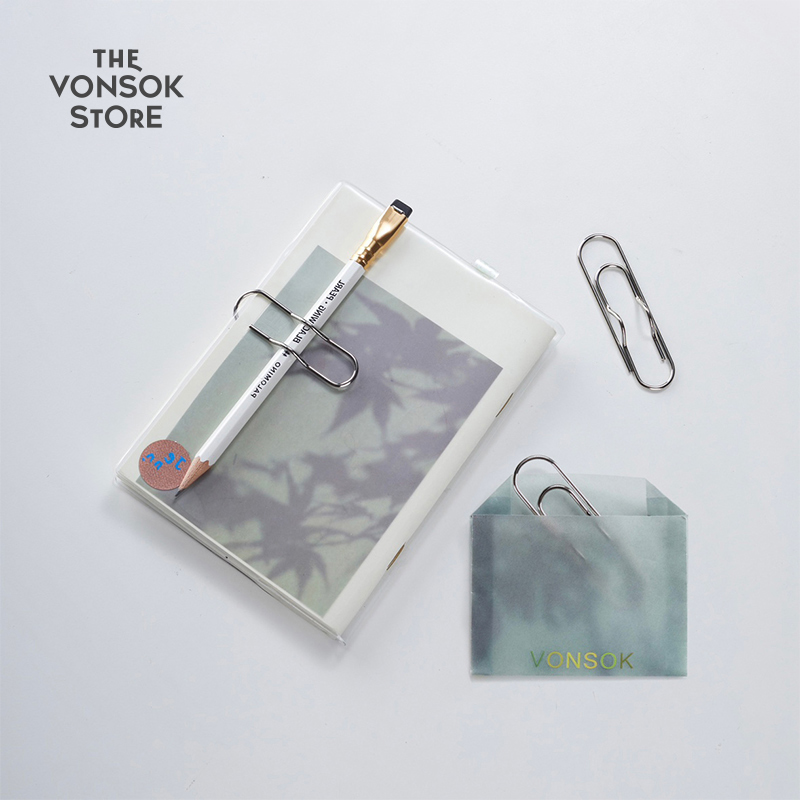 「VONSOK」多功能金属笔夹回形针手账配件书写固定笔插票据手账夹