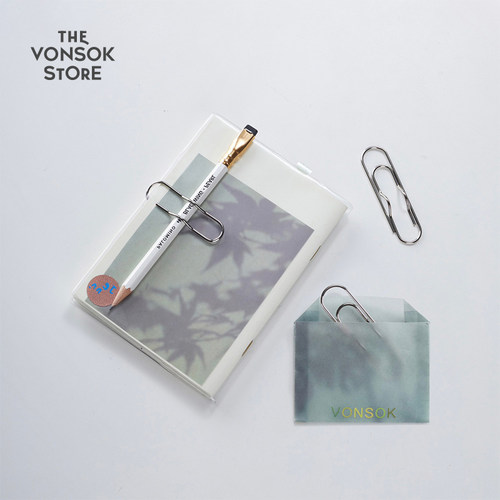 「VONSOK」多功能金属笔夹回形针手账配件书写固定笔插票据手账夹