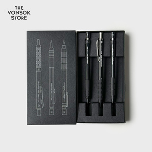 纵向书写 TVS¨ Pentel PG1015 派通金属杆绘图专用自动铅笔0.3