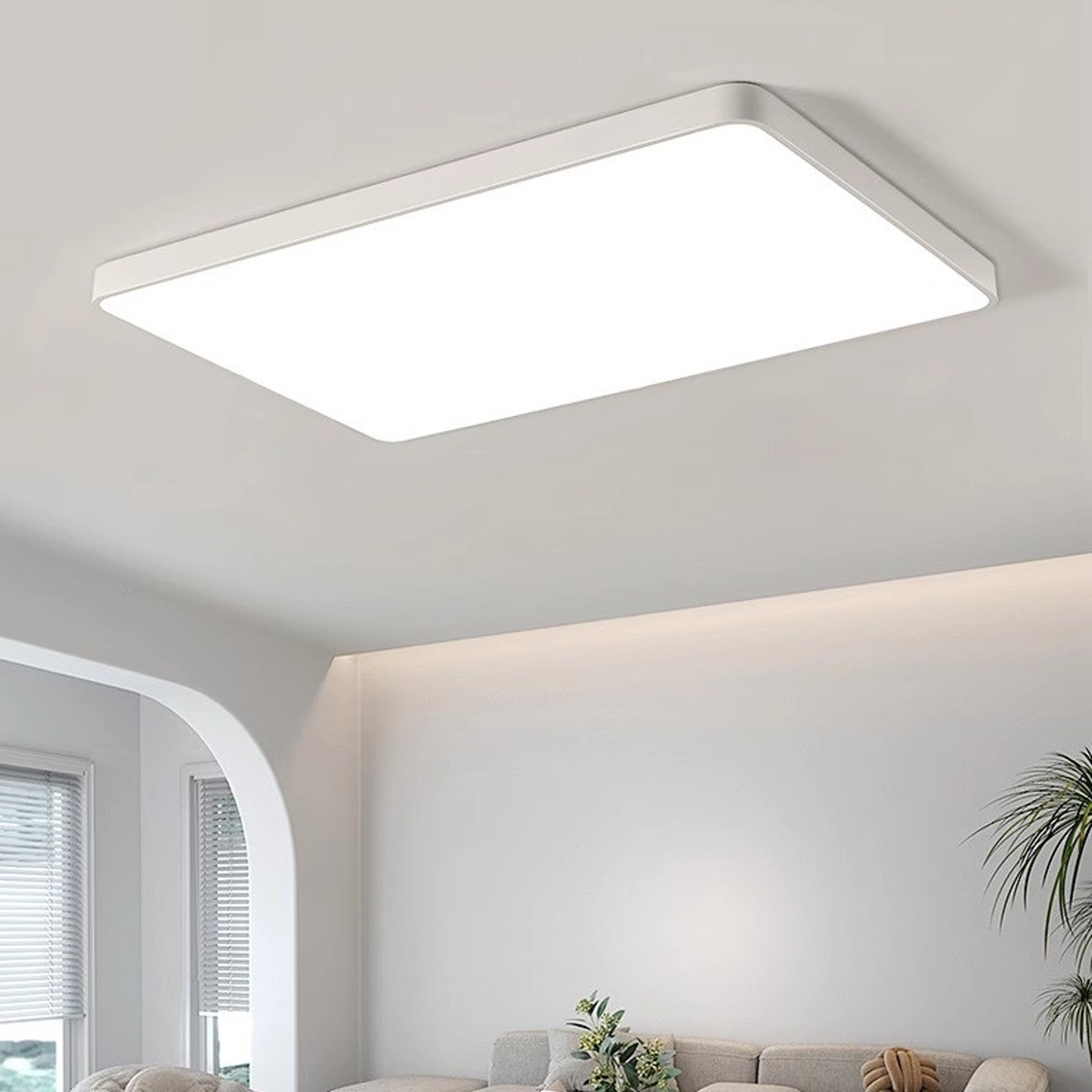 简约现代超薄大气长方形客厅大灯2025年新款led灯具主卧室吸顶灯,家装灯饰光源,客厅吸顶灯,淘宝优惠券,粉丝福利购,淘宝优惠卷