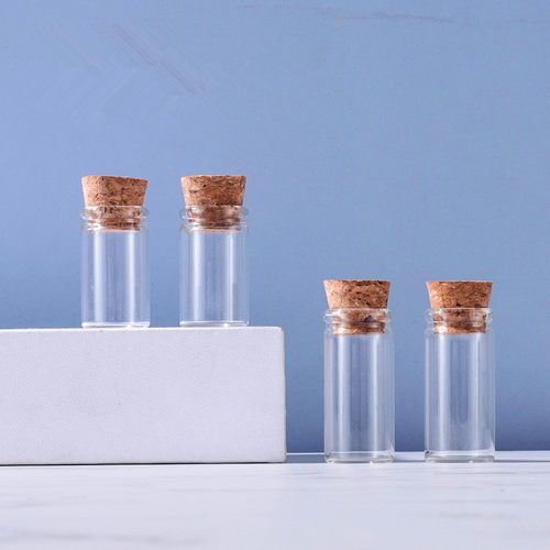 脐带胎毛透明高硼硅玻璃保存瓶