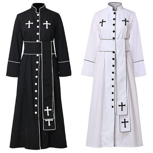 女士亚马逊教堂神职人员神父服装
