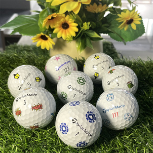 泰勒梅限量款Taylormade TP5PIX高尔夫球绿色推杆轮胎球足球款