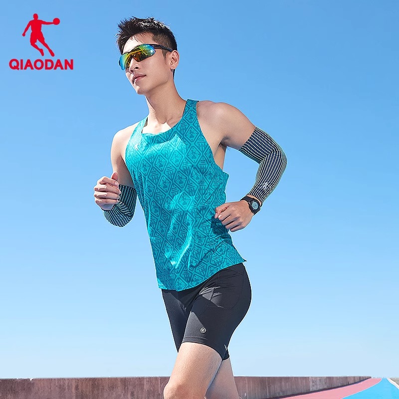 乔丹运动背心男专业跑步无袖T恤