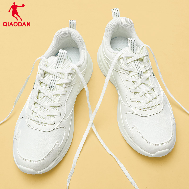 乔丹运动鞋女鞋老爹鞋皮面跑步鞋