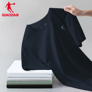 乔丹速干短袖T恤男装2026夏季新款宽松透气冰丝运动T恤休闲上衣服