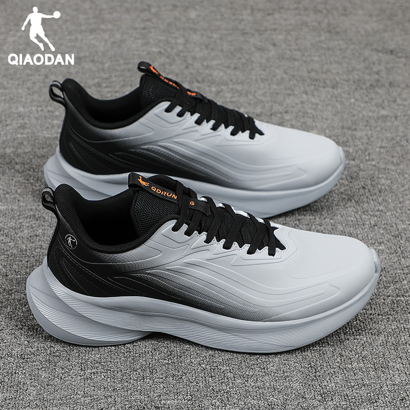 乔丹运动鞋男鞋皮面防水跑步鞋子