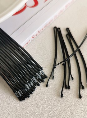 升级版无痕U型夹丸子头发夹子黑色盘发固定一字夹隐形u型发卡子女