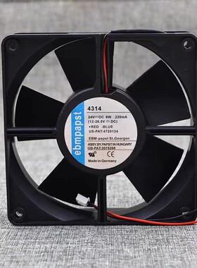 全新德国正品 TYP 4314/2/U/S/R/MS/G/NH/NHH/19 4374散热24V风扇