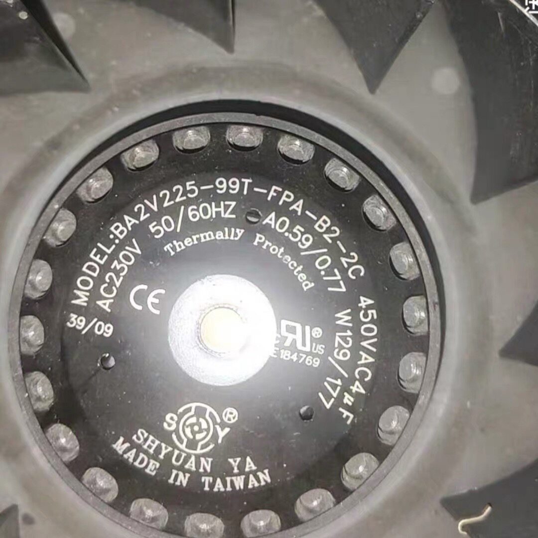 原装BA2V225-107T-FPA-B2-2C BA2V190-69T-FPA-B1-B7-MT 离心风机