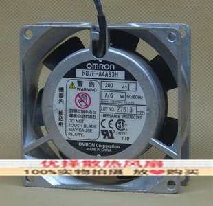 A1A A4A A6A83H 93HP 100V机柜散热风扇 全新日本OMRON 200V R87F