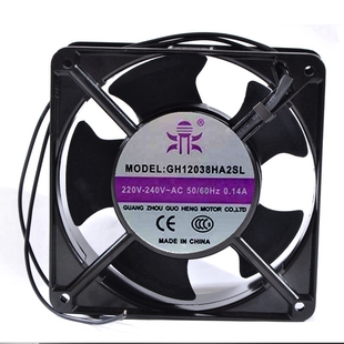 全新GH12038HA2/HA1SL/BL GH12038HA3 12025电气盘柜机柜散热风扇