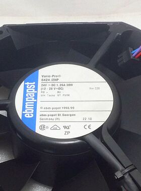 原装进口 TYP 6424/2H/12H/2HR/2HP/12TDHR变频器风扇6424TDR 24V