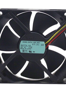 Nidec D08K-24TU/24TS6 24V 0.13A/0.14A 美能达复印机打印机风扇