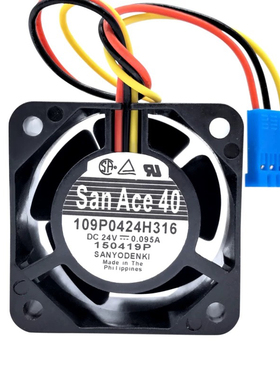 全新三洋109P0424H316 24V 0.095A变频器风扇 6FC5247-0AA06-0AA0
