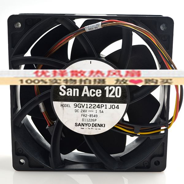 三洋9GV1224P1J04 9GV1224P1H03/C1D03 24V 12038 变频器散热风扇