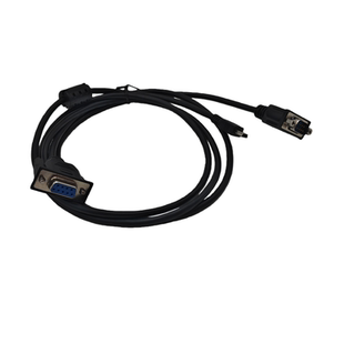 银行支付密码器线连接线黑色纯铜一分二 双头RS232信号线