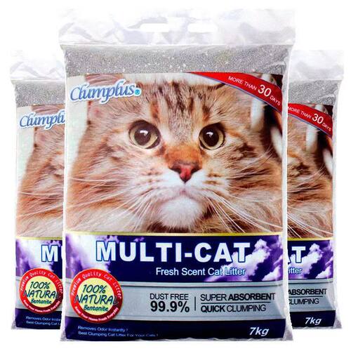 NEO猫砂天净倍凝破碎膨润土猫砂7KG大包除臭薰衣草原味包邮