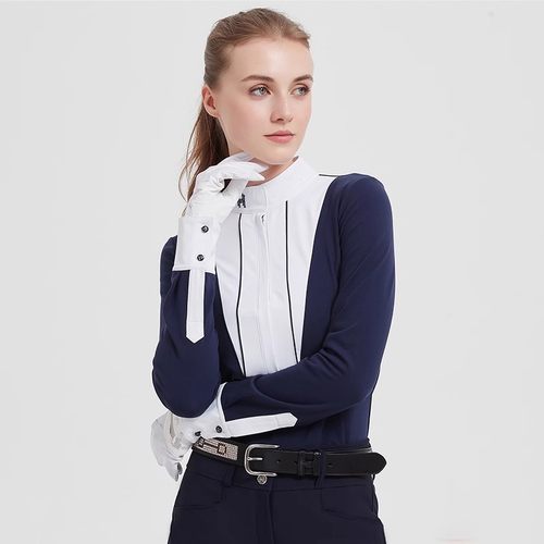 Hello Horse马术T恤骑马装备春夏女短袖马术服骑马服马术装备