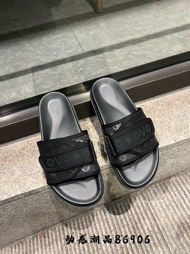 2026夏季新款男时尚潮流轻奢韩版高品质手工拖鞋潮牌一字拖