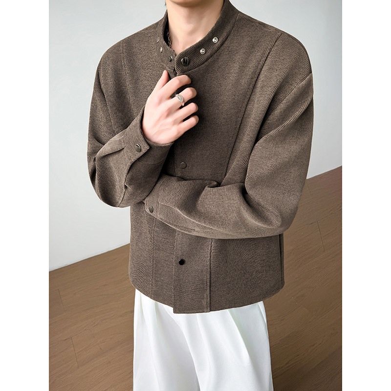 模特图~春季立领风夹克外套YJ6028/P115，男装夹克，电商B331