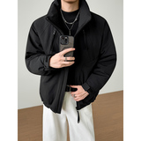 模特图~新标90白鸭绒日系多口袋立领羽绒服外套E102/P268，男装羽绒服，电商B331