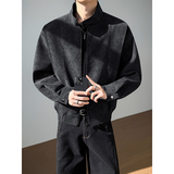 模特图~2026春季薄款扎染软皮红内里夹克外套YJ6015/P108，男装夹克，电商B331