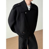 模特图~2026春季双领设计休闲夹克外套YJ6003/P128，男装夹克，电商B331