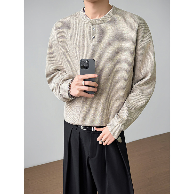 模特图~2026春季圆领假两件卫衣外套YJ6030/P68，女装短外套，电商B331