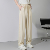 抖音壹加同款夏季莱赛尔天丝仿牛仔微阔休闲裤X70/P60，男装休闲裤，电商B331