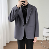 模特图~2026春季明显设计休闲西装外套 K8814/P98,男装西服套装,电商B331, 模特图~2026春季明显设计休闲西装外套 K8814/P98,男装西服套装,电商B331,