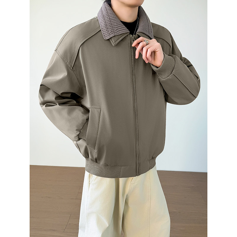 模特图~新标90白鸭绒冬季美式双领设计羽绒服外套E124/P248,男装羽绒服,电商B331