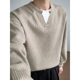 模特图~2026春季假两件卫衣外套YJ6029/P68，女装短外套，电商B331