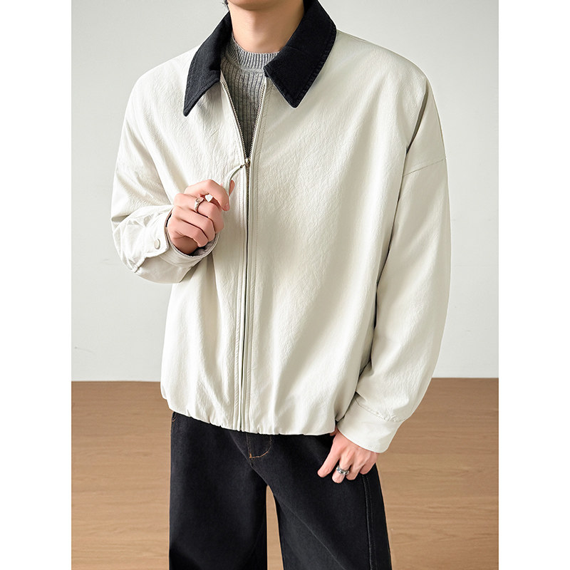 模特图~新标90白鸭绒美式休闲拼色羽绒服外套E105/P208,男装羽绒服,电商B331