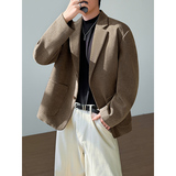 模特图~春季直播灯芯绒休闲西装YJ6001/P125，男装西服套装，电商B331