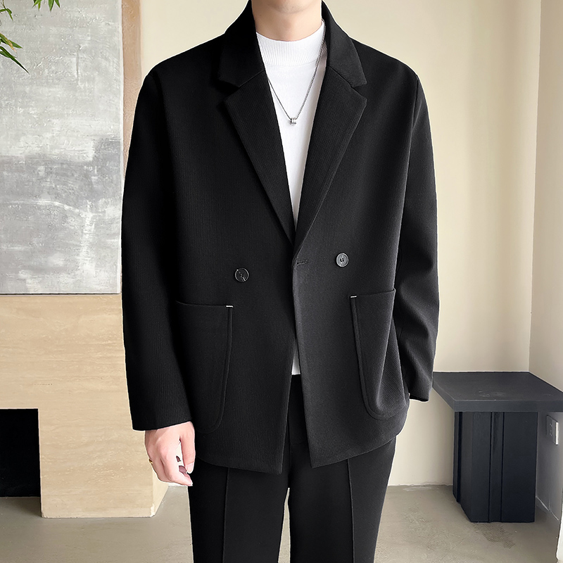 模特图~秋冬重磅毛呢休闲西装外套FY936/P98，男装西服套装，电商B331