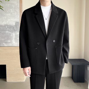 模特图~秋冬重磅毛呢休闲西装外套 FY936/P98，男装西服套装，电商B331