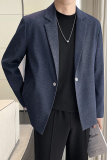 模特图~秋季新款牛仔磁吸扣设计西装外套K531/P88，男装西服，电商B331