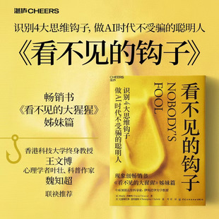 【官方正版】看不见的钩子 识别4大思维钩子 做AI时代不受骗的聪明人 《看不见的大猩猩》姊妹篇 丹尼尔·西蒙斯 中国纺织出版社