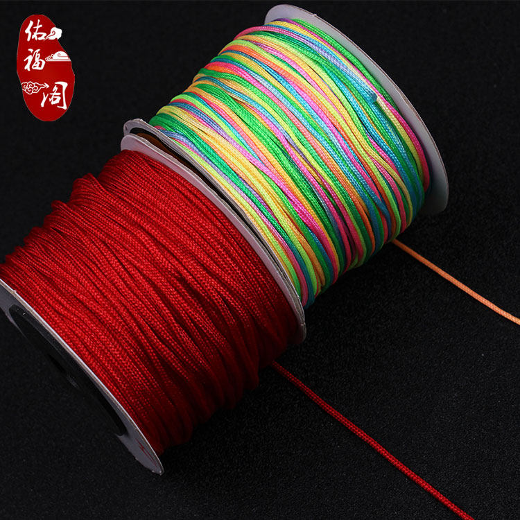 YOUFU PAVILION WENWAN 비탄성 다이아몬드 실 WENWAN 밧줄 옥 실 XINGYUE BODHI 씨앗 호두 부처님 비즈 팔찌 땋은 밧줄