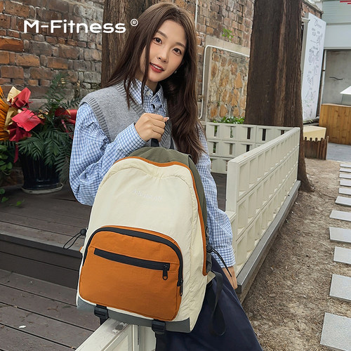 M.Fitness女款防水大容量双肩包